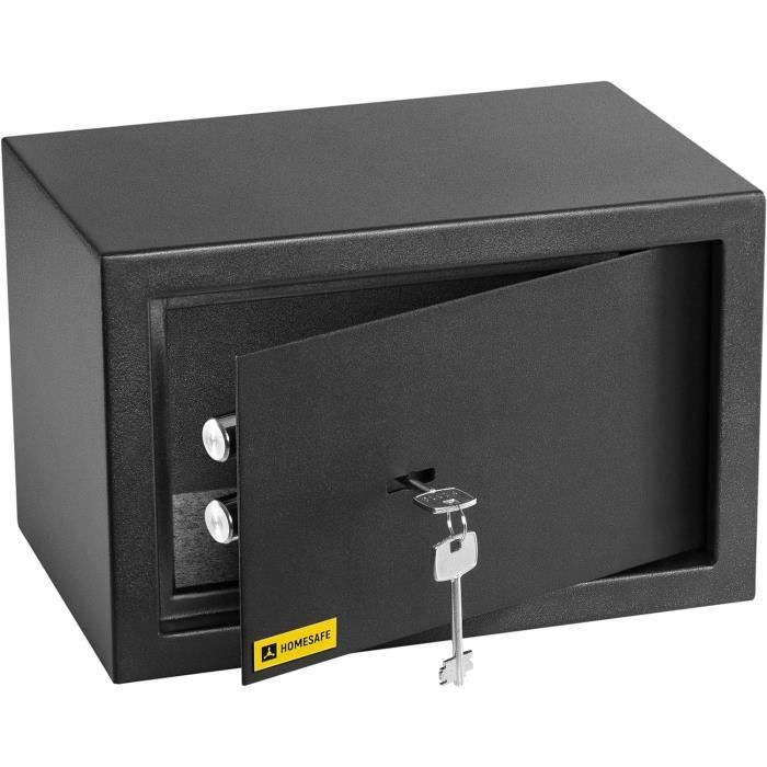 HMF 49208-11 Coffre-Fort Avec Serrure à Panneton Double, Safe, Pour Les Fichiers A4 36 X 48 X 37 Cm Anthracite