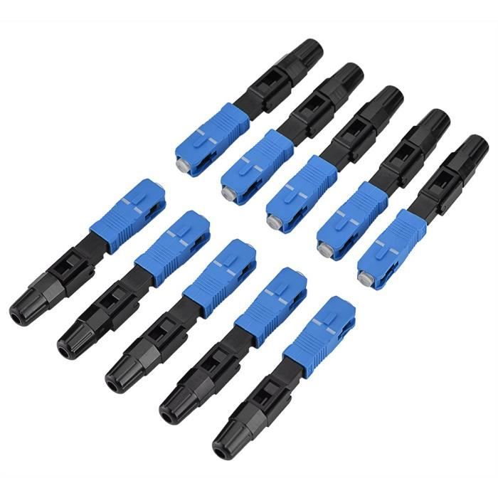 Câble fibre optique multimode OM4 MMF duplex 50µm/125µm LC-ST 10m