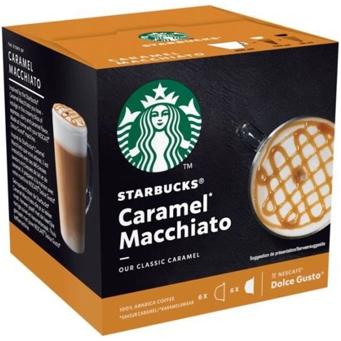 STARBUCKS Café Dolce Gusto Caramel Macchiato 12 capsules 102 g Cdiscount Au quotidien