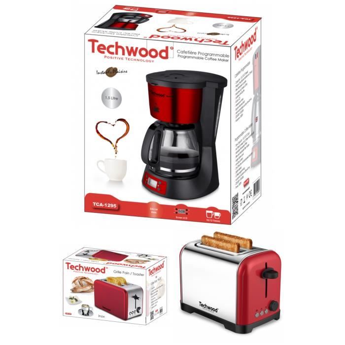 Techwood Pack Cafetière et Bouilloire Retro - vue 8
