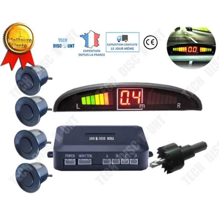 à peindre Kit de 4 capteurs de stationnement pour voiture camping car manuel en italien avec alarme camionnette gris 