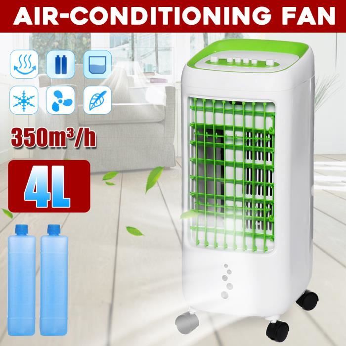 60 W Refroidisseur d/'Air Avec Télécommande Froid conditionner le Ventilateur minuterie réservoir d/'eau 3.5 L