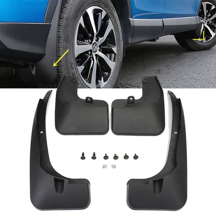 Jeu De 4 Bavettes (garde-boue) Pour Citroën C2 - Plastique PP Souple, Protection Contre Les éclaboussures