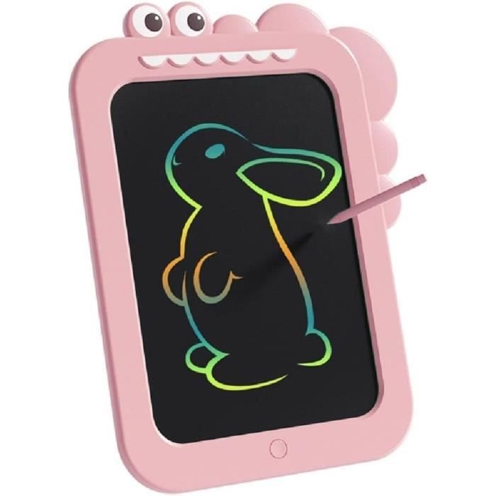 Tablette D'écriture LCD Couleur 12 Pouces Pour Enfants - écran Effaçable Réutilisable - Cadeau Garçon Fille 4-12 Ans - Sans Lumière Bleue - 5