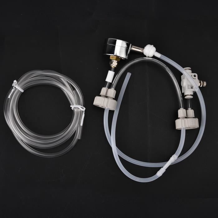 Générateur CO2 Aquarium G600S En Acier Inoxydable - Réacteur Avec électrovanne Et Diffuseur - Pour Plantes Aquatiques