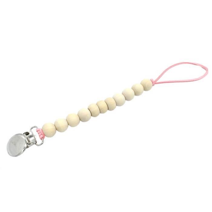 MAM Clip & Cover Chaîne Porte-Tétine Avec Couvre-Tétine - Rose