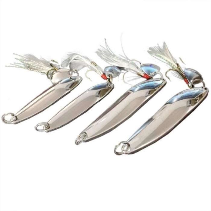 Lot D'appâts De Pêche Vintage : Cuillères Assorties, Origine USA