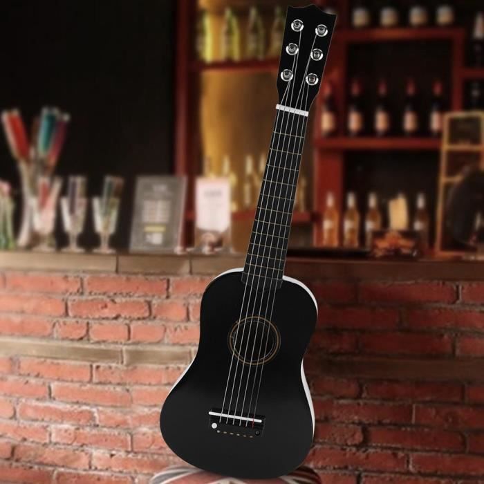 Falafoty Mini Guitare Ukulélé Enfant 36 Cm – Jouet Musical 4 Cordes Réglables – Guitare Girafe Pour Apprentissage Musique – Cadeau Garçons Filles
