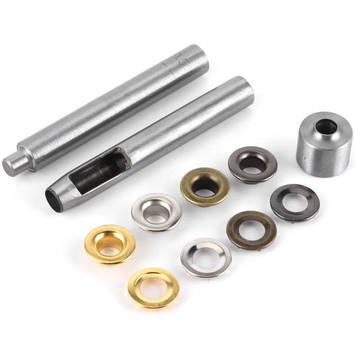 Geieold Lot De 50 Oeillets Pour Gaine Kydex 6mm - Rivets DIY Pour Étuis Et Gaines