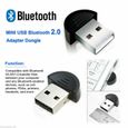 Bluetooth Cle Dongle USB Adaptateur, Modele: Bluetooth 2.0-1