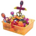 B Toys -   – Les Spinaroos Bristle Blocks – Blocs à picots souples – Jeux de construction créatifs – Pour enfants de 2 ans et plus-1
