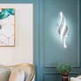 Applique Murale LED Moderne Forme En Spirale Lampe Murale Blanc Froid 6000K Pour Chambre Salon Couloir Entrée-1