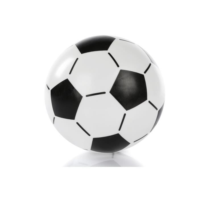 Ballon de foot en plastique 22 cm - Modele Blanc - Noir - Balle Enfant -  Football, volley, piscine - Jeu plein air - Cdiscount Jeux - Jouets