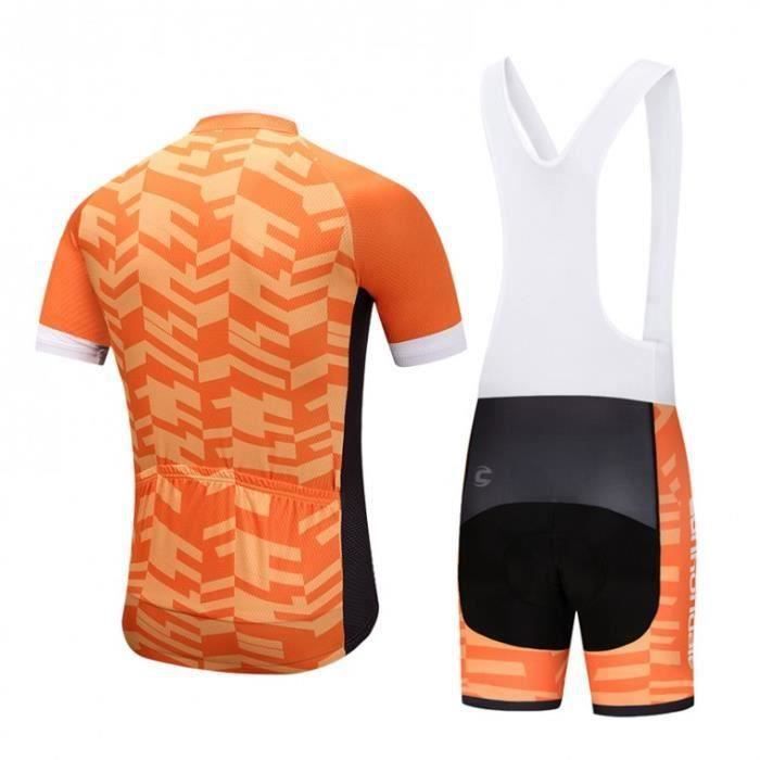 Ensemble cycliste orange clearance
