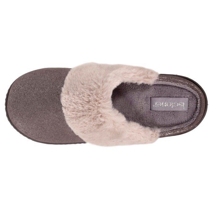 Isotoner Chaussons Pantoufles Mocassins Fille Imitation Fourrure Licorne - Semelle Antidérapante Confortable 33/34