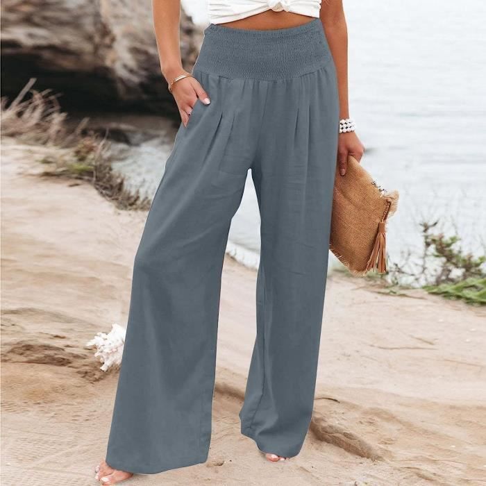Pantalon femme leger ete deals