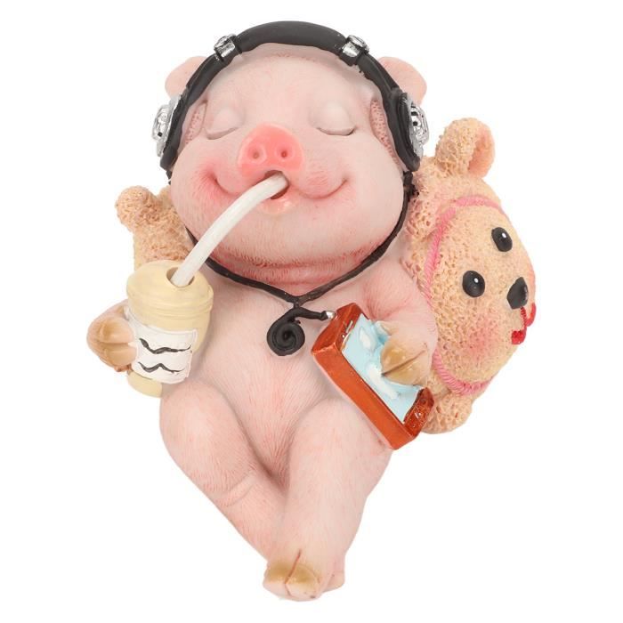 Figurine de cochon en fonte - France