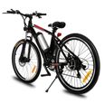 Vélo électrique de montagne - VTT electrique homme 22-30 km/h 250W 21 vitesses Noir-2