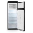 Réfrigérateur 2 portes Vintage SCHNEIDER SCDD208VB - 211L (172+39) - Froid statique - 3 clayettes verre - Noir-2