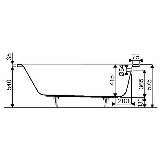 Baignoire Rectangulaire Bastia 160x70 Cm Blanc Acr Achat Vente Baignoire Kit Balneo Baignoire Rectangulaire Bastia Cdiscount