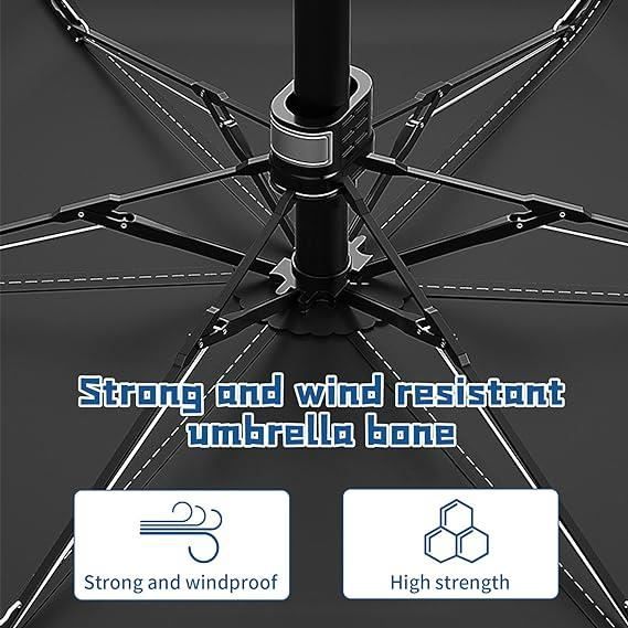 Parapluie - Mini - Bleu Haze - Compact Et Pliable - Anti-UV - Étui De Transport Inclus Bleu Haze - Bagagerie - Maroquinerie