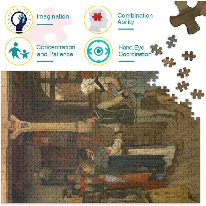 Jan Van Eyck Puzzle De 1000 Pièces, Peinture À L'Huile Puzzles, Puzzle ...