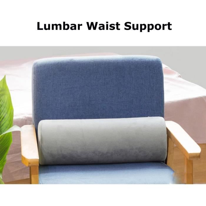 Rr tianshi Coussin rond pour lit - Coussin cylindrique pour tête de lit, tour de taille et jambes - Coussin lombaire rond pour lit ou canapé (20 x 20 x 80 cm