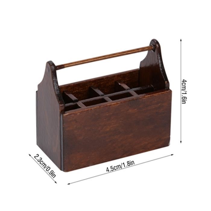 Maison de poupée, seau, vadrouille et balai, accessoire de nettoyage de cuisine miniature 1:12 - France