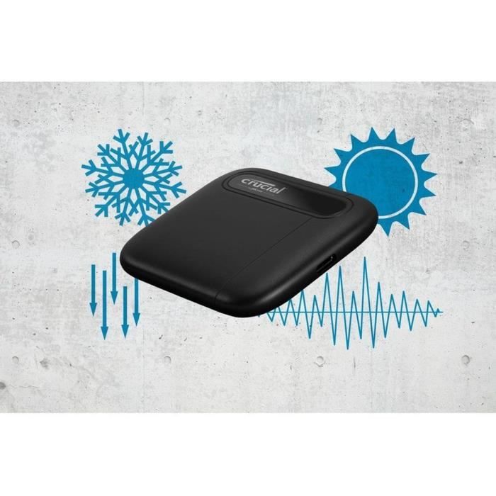 SSD Externe - CRUCIAL - X6 Portable SSD - 4To - USB-C (CT4000X6SSD9) -  Cdiscount Informatique