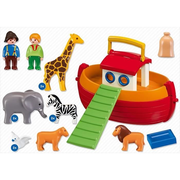 PLAYMOBIL - Arche de Noé avec animaux - Wild Life - Pour Enfant à partir de  4 ans - Cdiscount Jeux - Jouets