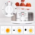 Duronic EB35 Cuiseur à œufs – de 1 à 7 œufs – Thermostat et minuteur pour œufs durs / mollets / à la coque - verre doseur et perceur-3