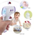 thermomètre infrarouge frontal sans contact 1s mesurement pour adultes enfants bébé-3
