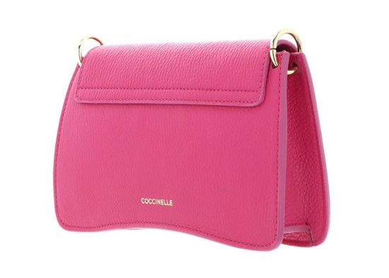 Sac Bandoulière COCCINELLE C-Me Hi-Tech En Cuir De Vache - Couleur Skin - Neuf Avec étiquettes