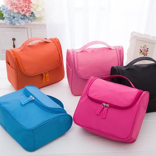 Trousse de Toilette Imperm/éable Grand Sacs Cosm/étique Maquillage Organisateur pour Femmes Filles Flamingo INTVN Trousse de Toilette /à Suspendue