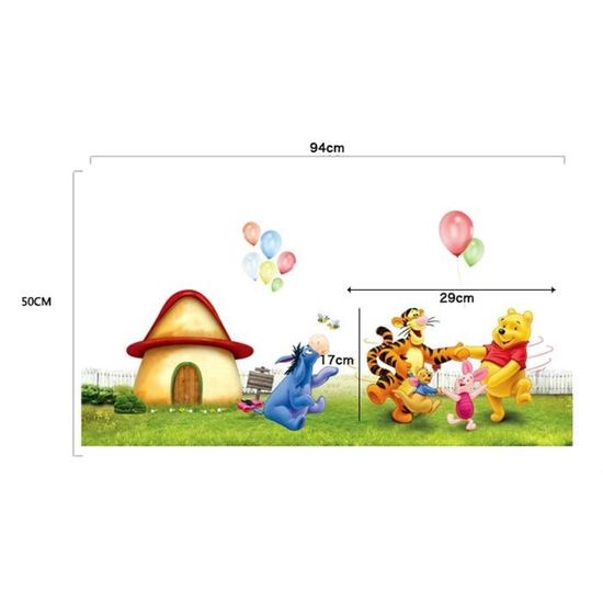 Smart Art Disney Sticker Mural Amovible Motif Winnie lourson