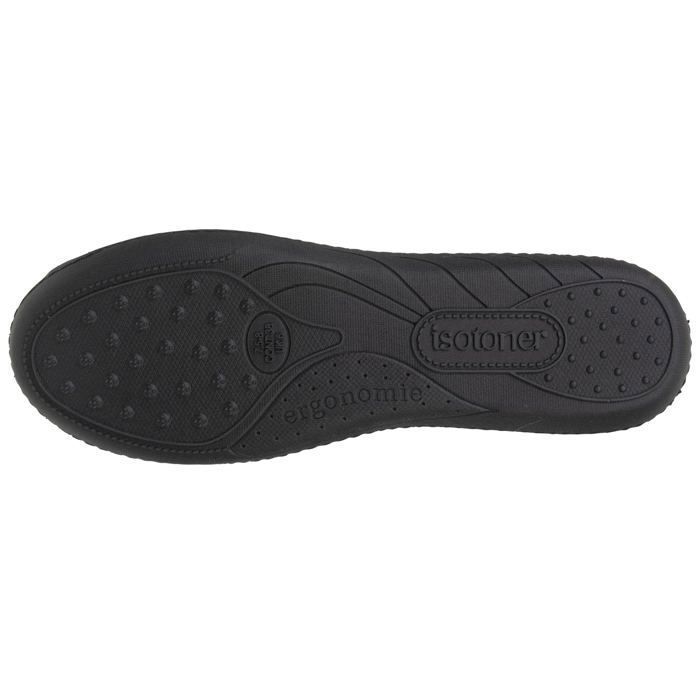 Chaussons Ballerines Ultra Confortables Semelle à Mémoire De Forme Femme Isotoner Bleu Eoa91 1 Hd2