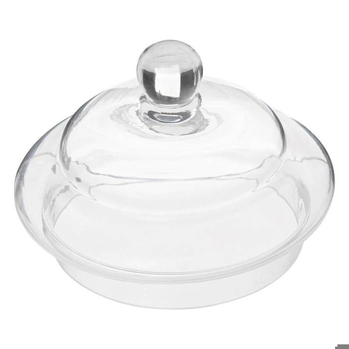 Bonbonnière En Verre Sur Pied 5five - Capacité 2,1L | Design Élégant Pour Confiseries, Fruits Secs