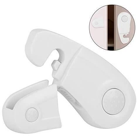 Serrure Magnétique Invisible Pour Enfants - 6 Verrous + 2 Clés - Sécurité Armoires Et Tiroirs