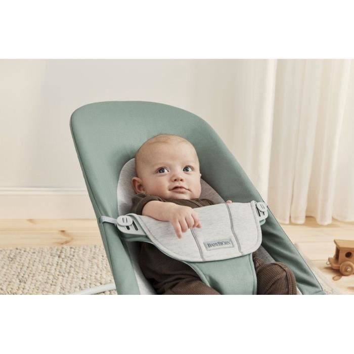 BabyBjörn Transat Balance Soft Jersey Tissé, gris sauge clair