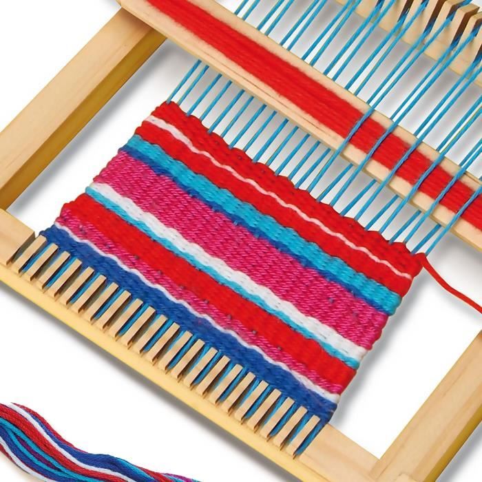 Kit De Tissage DIY Pour Enfants - Jouet Créatif Éducatif - Développe La Motricité Et La Créativité - Cadeau D'Anniversaire