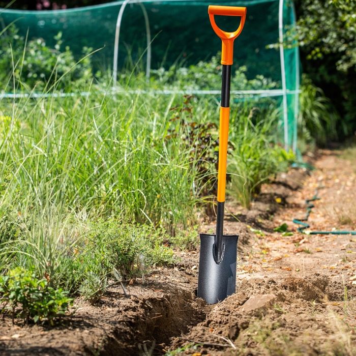 Bêche de Drainage KADAX Longue, Étroit, Pointue en Acier Trempé 121cm ...