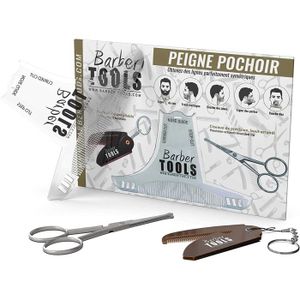 Kit Soins Barbe Homme Complet 11 En 1 CUSMAY - Shampoing, Huile, Etc. - Neuf
