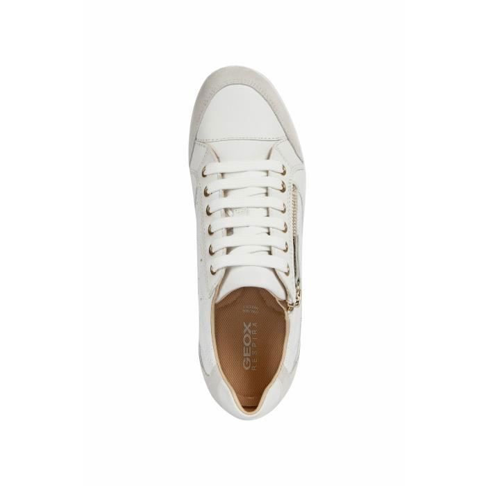 Baskets GEOX Myria pour femme Blanc Respirantes et l g res