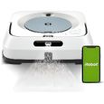 iRobot® Braava® Jet m6134 Robot laveur de sols - Connecté WiFi - Pulvérisateur de haute précision-0