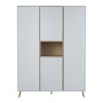 Armoire 4 Portes Loft Quax White Blanc Quax Quax Chambre