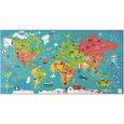 Puzzle enfant - SCRATCH - La carte du monde XXL - 150 pièces - Voyage et cartes-0
