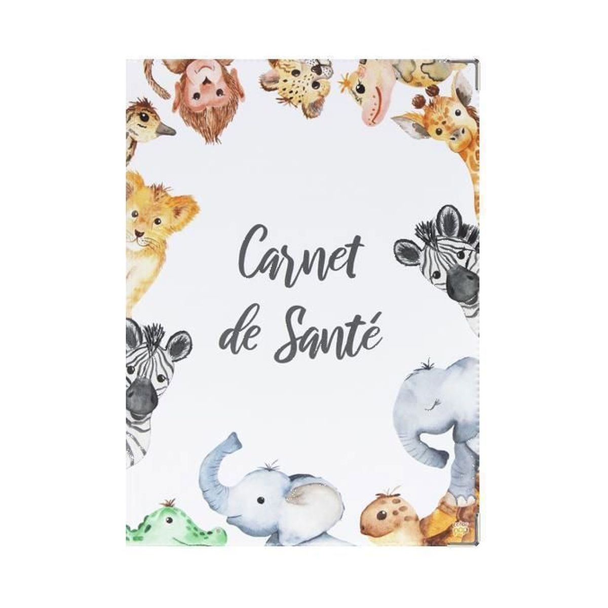 Protège Carnet De Santé Pailleté Gris Foncé - Made In France - Neuf Avec étiquettes