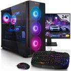 AURUMPC Aurum PC gamer fixe complet AMD Ryzen 5 5500 - Ecran LED 24" - GeForce RTX3050 6Go - 32Go - 1To M.2 SSD - Windows 11 - 1012-FR