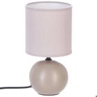 ATMOSPHERA CRÉATEUR D'INTÉRIEUR Lampe céramique "Timéo" gris taupe mat H25cm - Atmosphera createur d'interieur