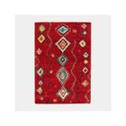 DECOWEB Tapis motif berbère - Azilal - Rouge - 120 x 170 cm